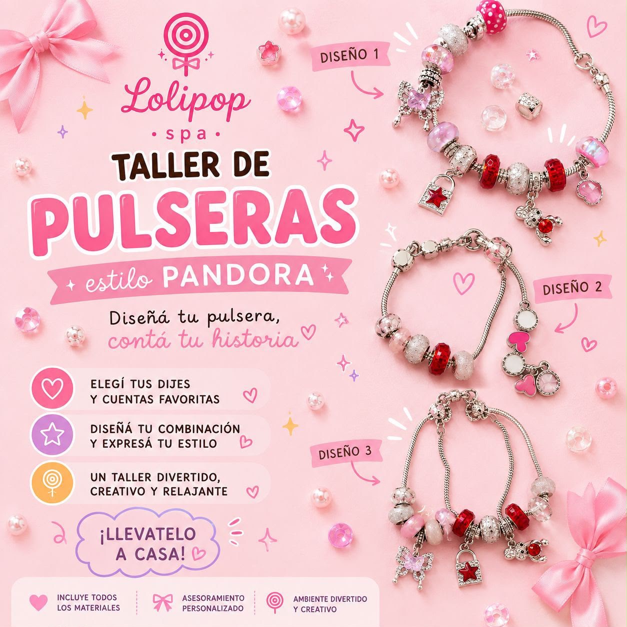 Taller de Pulseras estilo Pandora