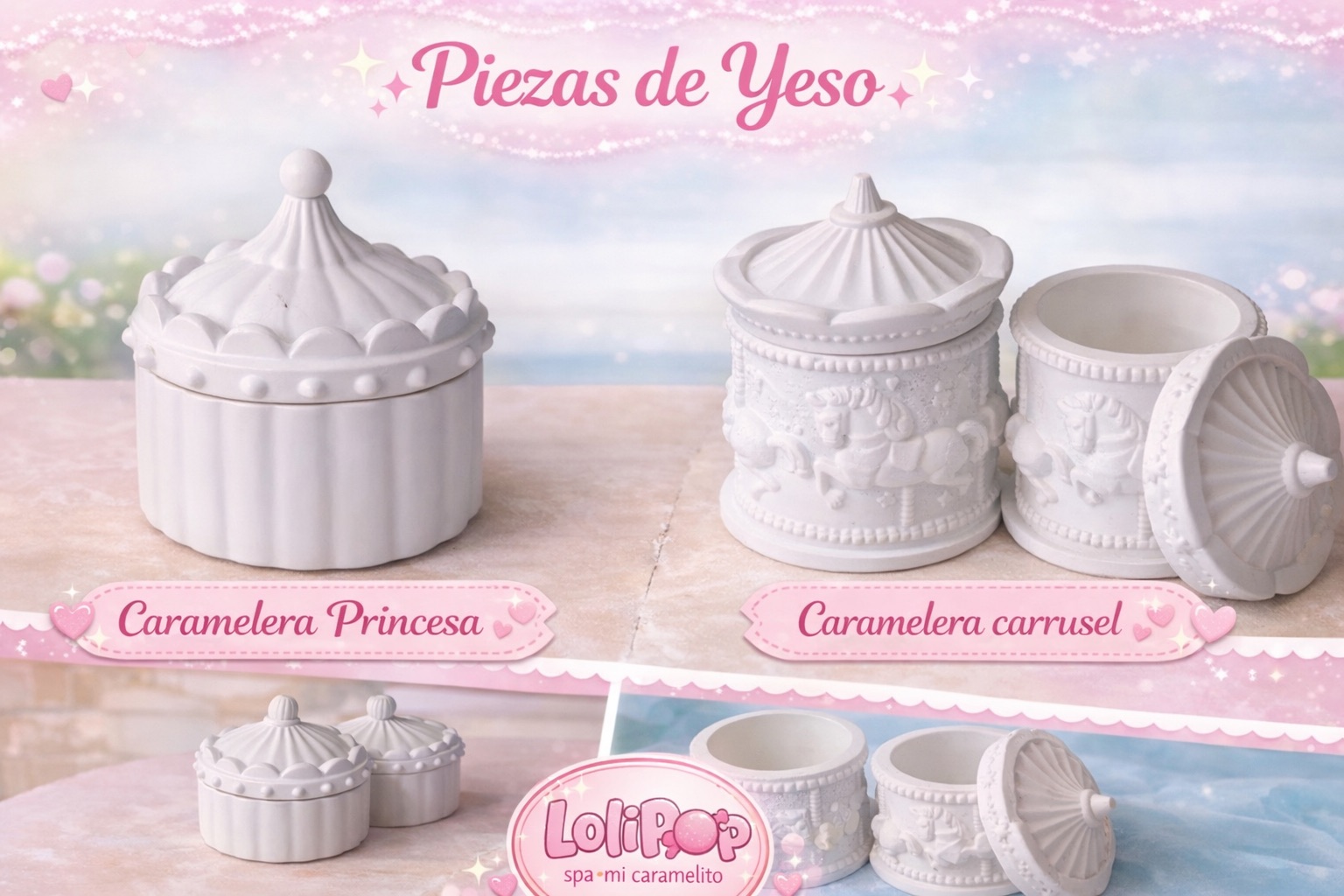 Piezas de Yeso